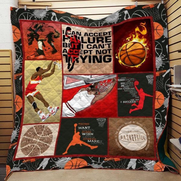 Basketball 3D Customized Quilt Blanket Size Single, Twin, Full, Queen, King, Super King  
