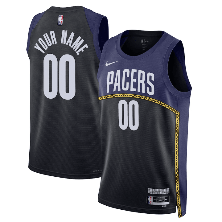 Youth Custom Indiana Pacers Blue 2022/23 Swingman Jersey - City Edition