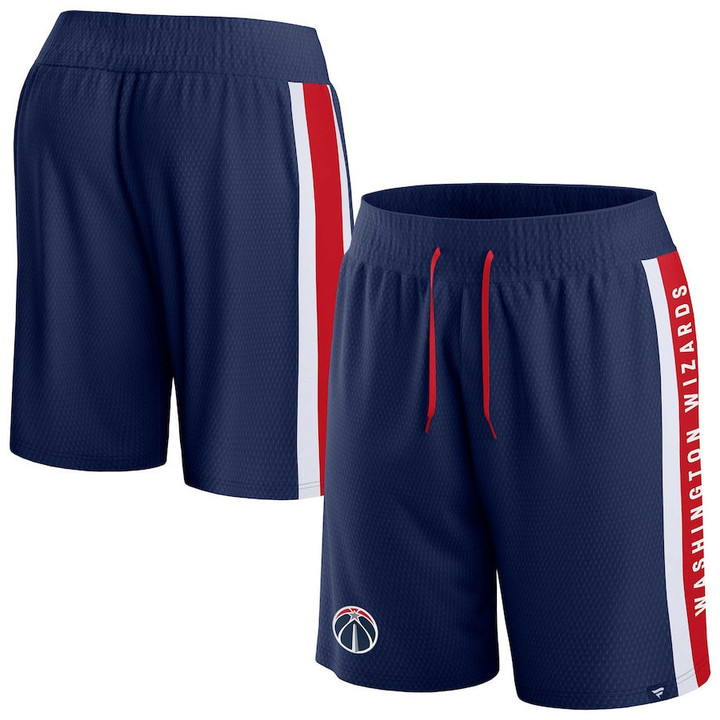 Washington Wizards s Branded Referee Iconic Mesh Shorts - Navy