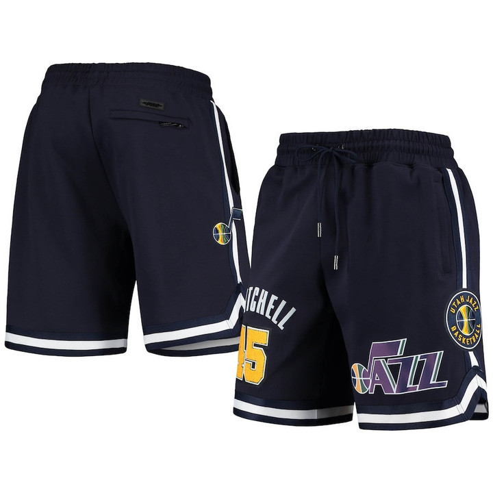 Donovan Mitchell Utah Jazz Pro Standard Team Player Shorts - Navy