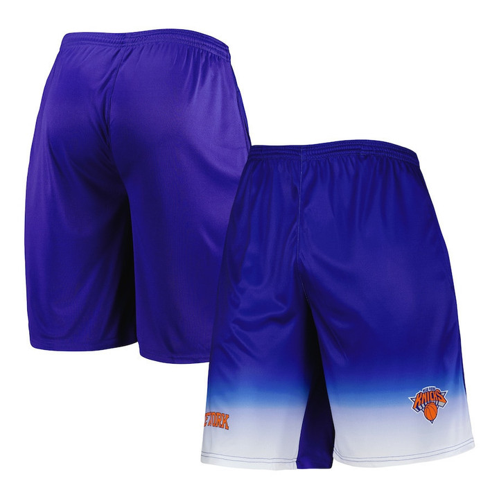 New York Knicks s Branded Fadeaway Shorts - Royal