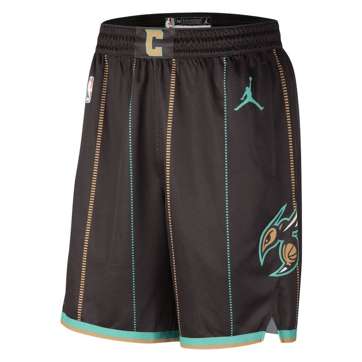 Charlotte Hornets  2022/23 City Edition Swingman Shorts - Black