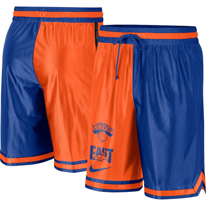 New York Knicks  Courtside Versus Force Split DNA Performance Shorts - Blue/Orange
