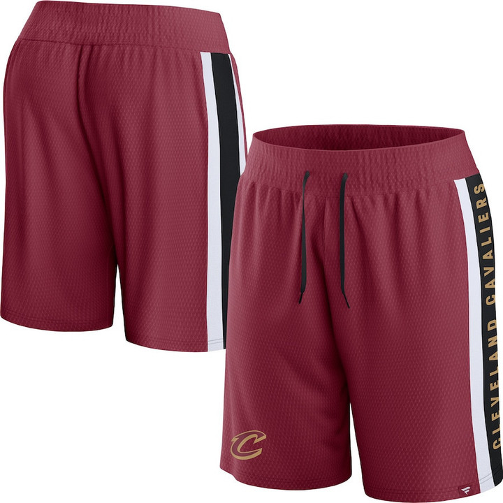Cleveland Cavaliers s Branded Referee Iconic Mesh Shorts - Wine