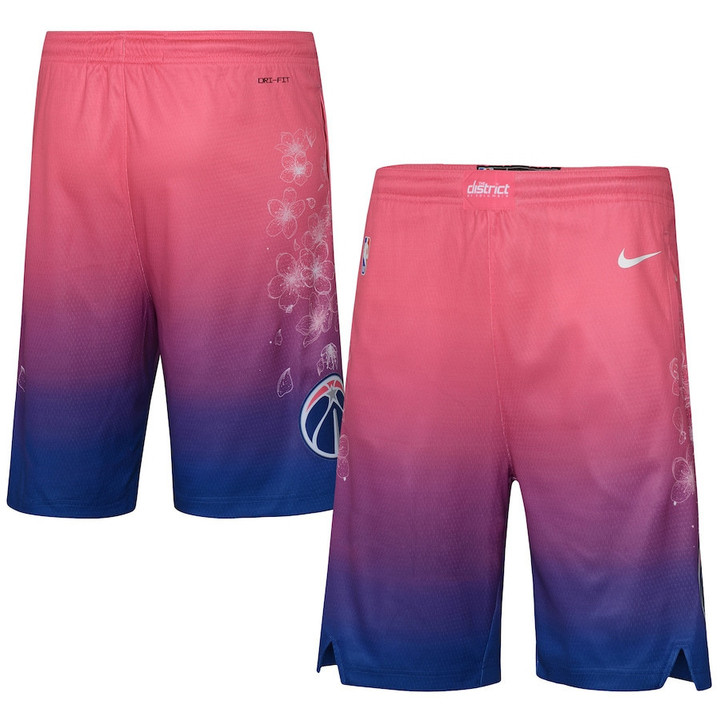 Washington Wizards  Youth 2022/23 City Edition Swingman Shorts - Pink