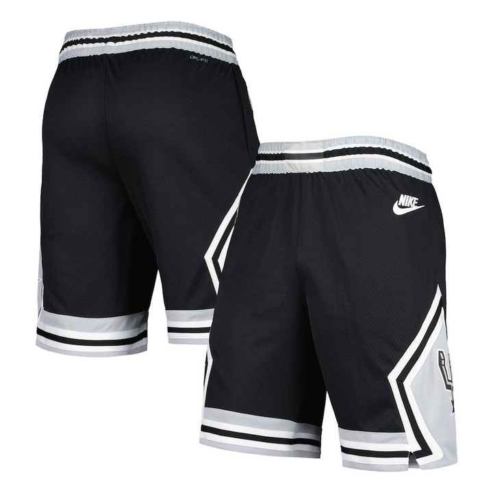 San Antonio Spurs  2022/23 Classic Edition Swingman Performance Shorts - Black