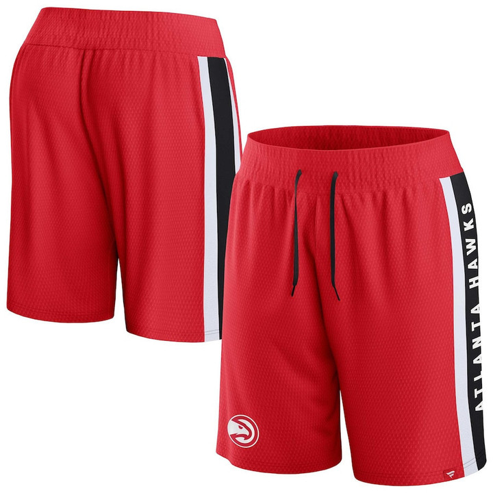 Atlanta Hawks s Branded Referee Iconic Mesh Shorts - Red