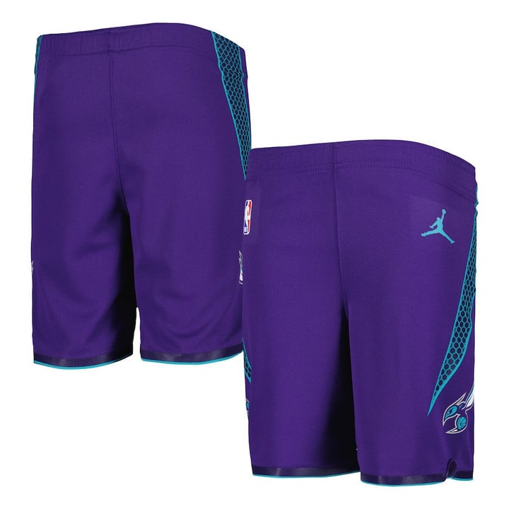 Charlotte Hornets  Preschool Statement Edition Team Replica Shorts - Purple