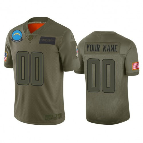 Custom Nfl Jersey, Youth Custom Los Angeles Chargers #00 Camo 2019 Salute to Service Limited Jersey