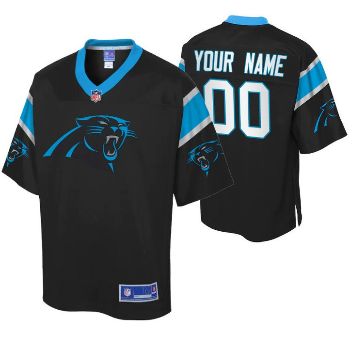 Custom Nfl Jersey, Men's Carolina Panthers Custom Icon Black Jersey