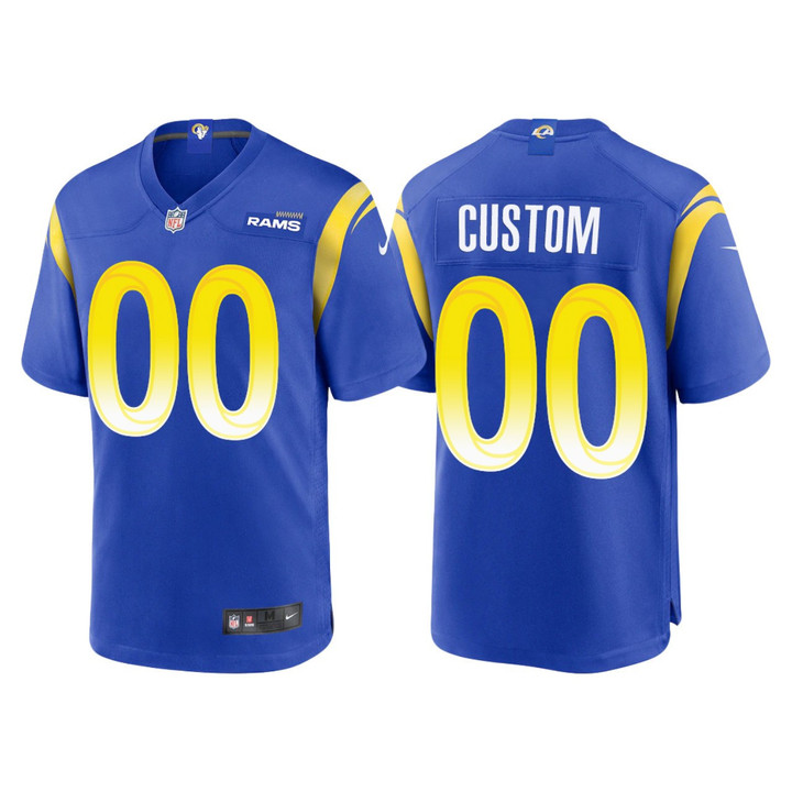 Custom Nfl Jersey, Men's Custom Los Angeles Rams Home Jersey - Royal