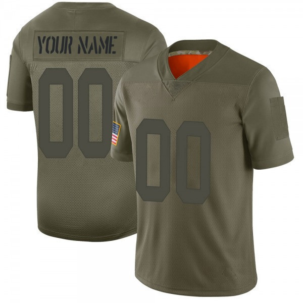 Custom Nfl Jersey, Youth San Francisco 49ers Custom 2019 Salute to Service Jersey - Camo Limited