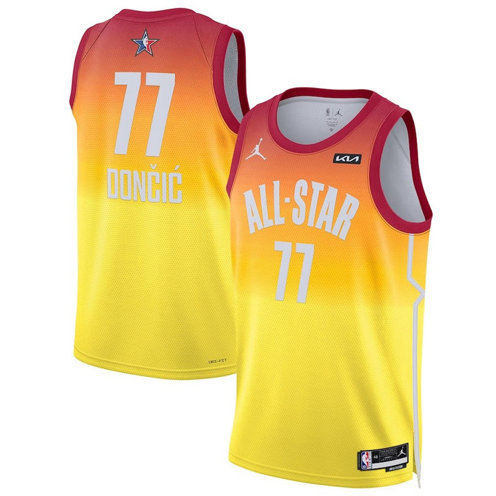 Women's Luka Doncic 2023 NBA All-Star Game Swingman Jersey - Orange