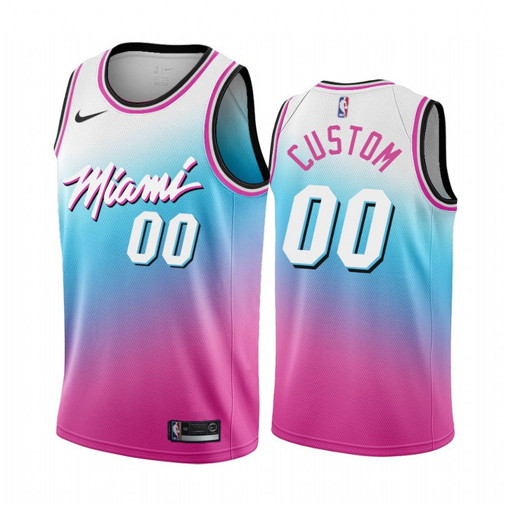 Custom Miami Heat Jersey, Women's Custom Miami Heat NBA City Edition Jersey