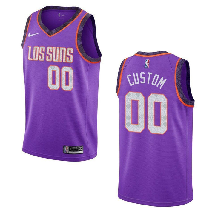 2019-20 Youth's Phoenix Suns #00 Custom City Edition Swingman Jersey - Purple