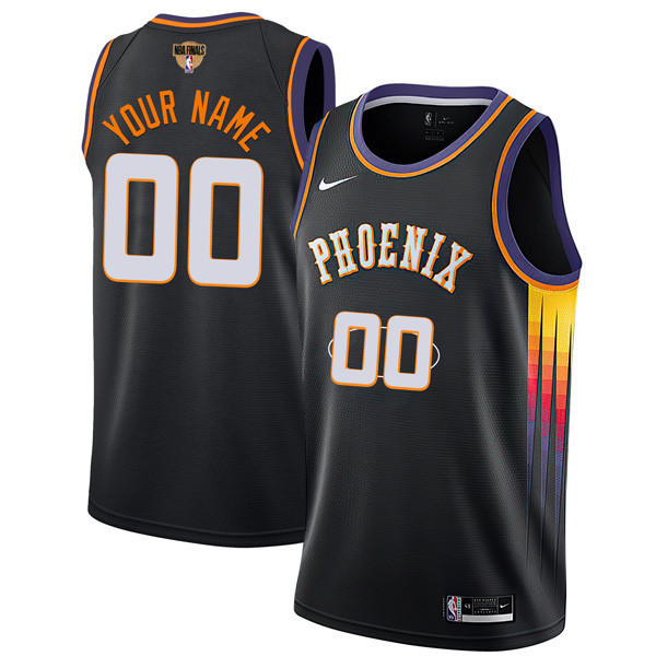 Youth's Phoenix Suns The Valley NBA Finals Patch 2021 Custom Jersey - All Stitched