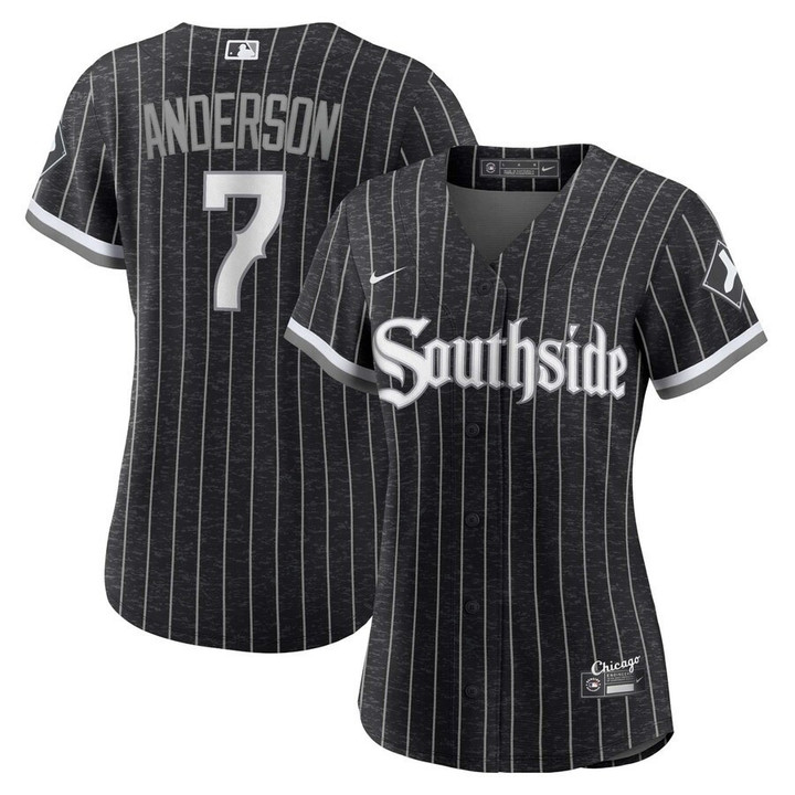 Women's Chicago White Sox Tim Anderson Black City Connect Replica Player Jersey