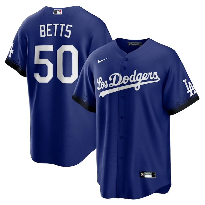 Youth's Custom Los Angeles Dodgers City Connect Replica Player Jersey - Royal