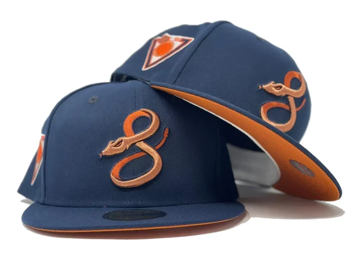 ARIZONA DIAMONDBACKS CITY CONNECT RUST ORANGE BRIM NEW ERA FITTED HAT