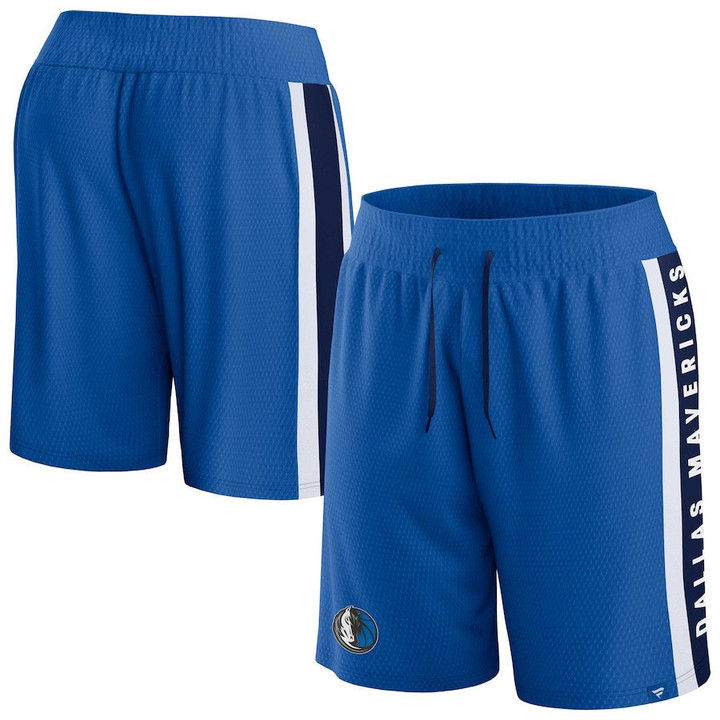 Dallas Mavericks s Branded Referee Iconic Mesh Shorts - Blue