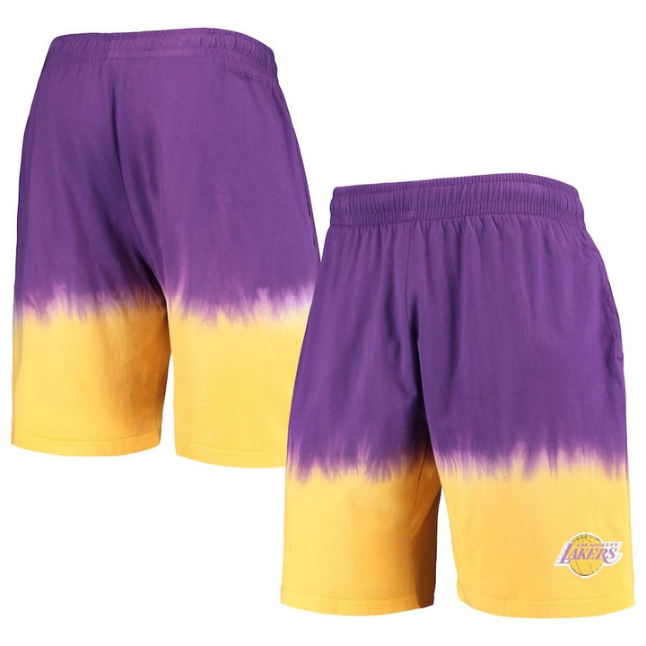 Los Angeles Lakers  Hardwood Classics  Shorts - Purple/Gold