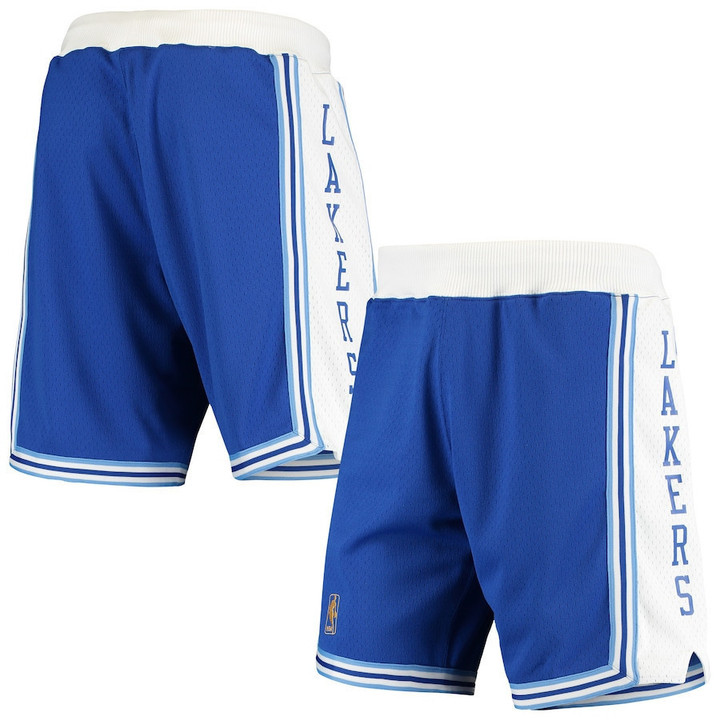 Los Angeles Lakers  2009/2010 Hardwood Classics  Shorts - Blue/White