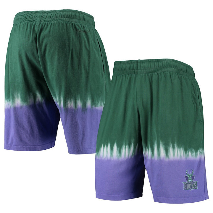 Milwaukee Bucks  Hardwood Classic  Shorts - Green/Purple