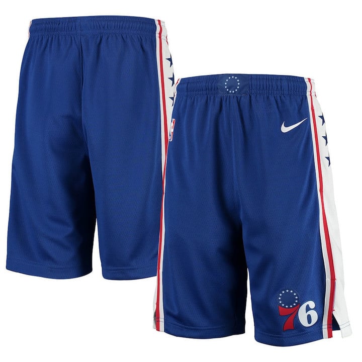 Philadelphia 76ers  Youth 2020/21 Swingman Shorts - Icon Edition - Royal