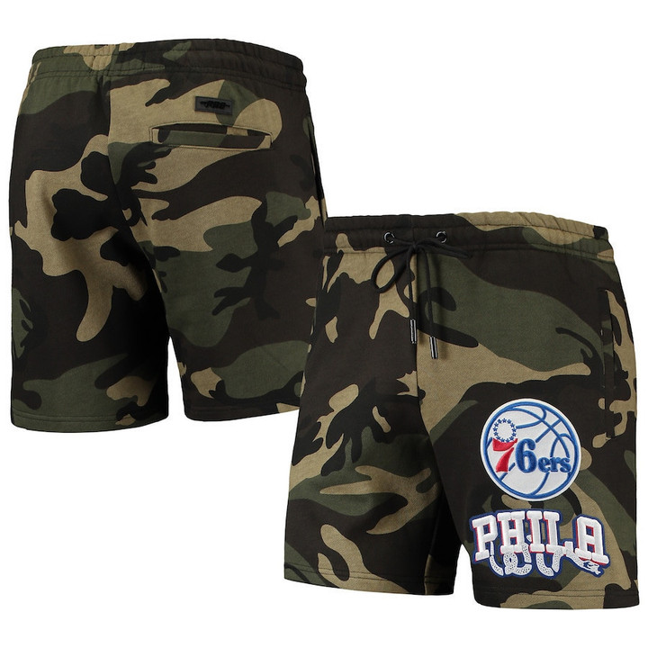Philadelphia 76ers Pro Standard Team Shorts - Camo