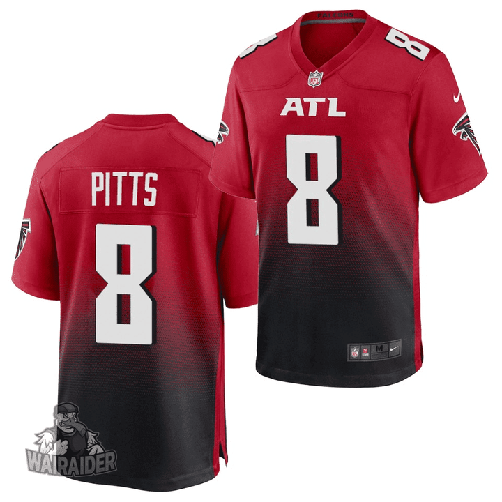 Men's Atlanta Falcons Kyle Pitts 2021 NFL Draft Game- Red Jersey