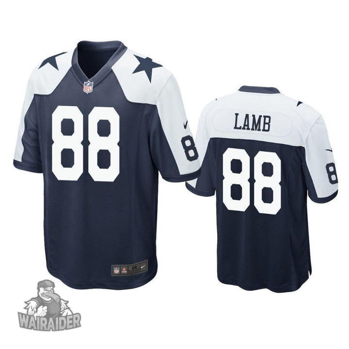 Men's Dallas Cowboys CeeDee Lamb Navy 2020 NFL Draft Alternate Game Jersey