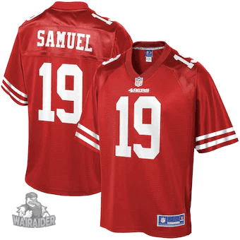 Men's Deebo Samuel San Francisco 49ers NFL Pro Line Player- Scarlet Jersey