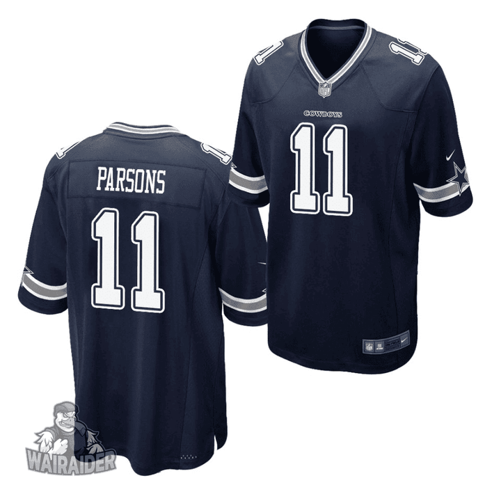 Men's Dallas Cowboys Micah Parsons 2021 NFL Draft Game- Navy Jersey
