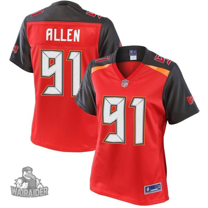 Women's  Beau Allen Tampa Bay Buccaneers NFL Pro Line  Player Jersey - Red
