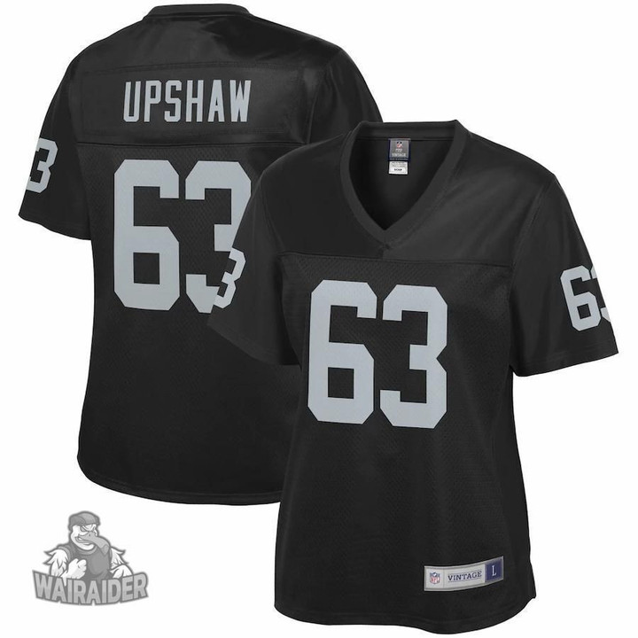 Women's  Gene Upshaw Las Vegas Raiders NFL Pro Line  Retired Player Jersey - Black