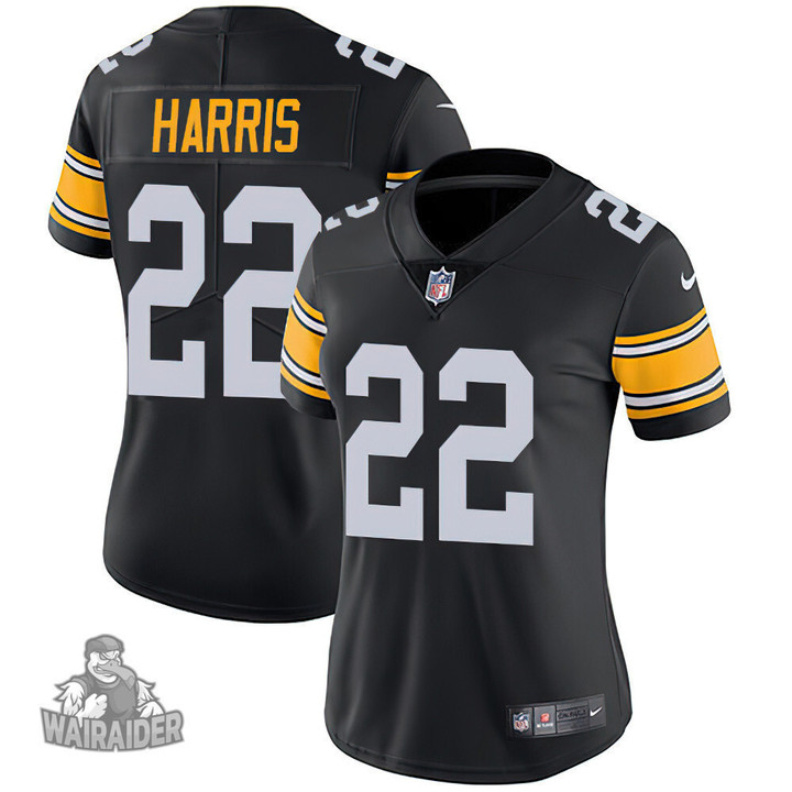 Women's   Steelers #22 Najee Harris Black Alternate  Stitched NFL Vapor Untouchable Limited Jersey