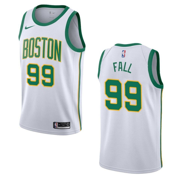 Men's   2019-20 Boston Celtics #99 Tacko Fall City Swingman Jersey - White , Basketball Jersey