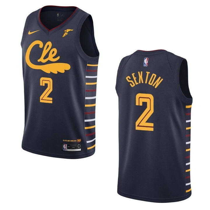 Men's  2019-20  Cleveland Cavaliers #2 Collin Sexton City Swingman Jersey - Navy