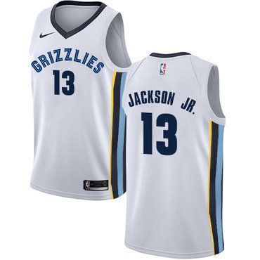 Men's   Memphis Grizzlies #13 Jaren Jackson Jr. Association Swingman Jersey - White , Basketball Jersey