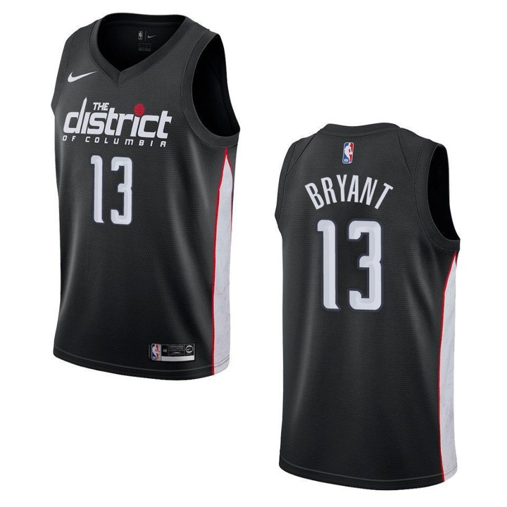 Men's  2019-20  Washington Wizards #13 Thomas Bryant City Swingman- Black Jersey