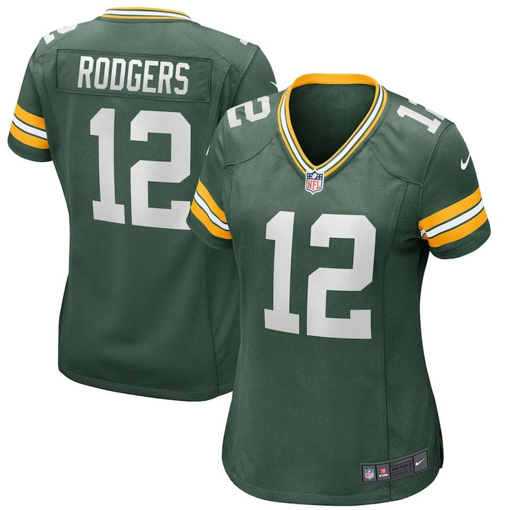 Women's Aaron Rodgers Green Bay Packers Game Player Jersey - Green
