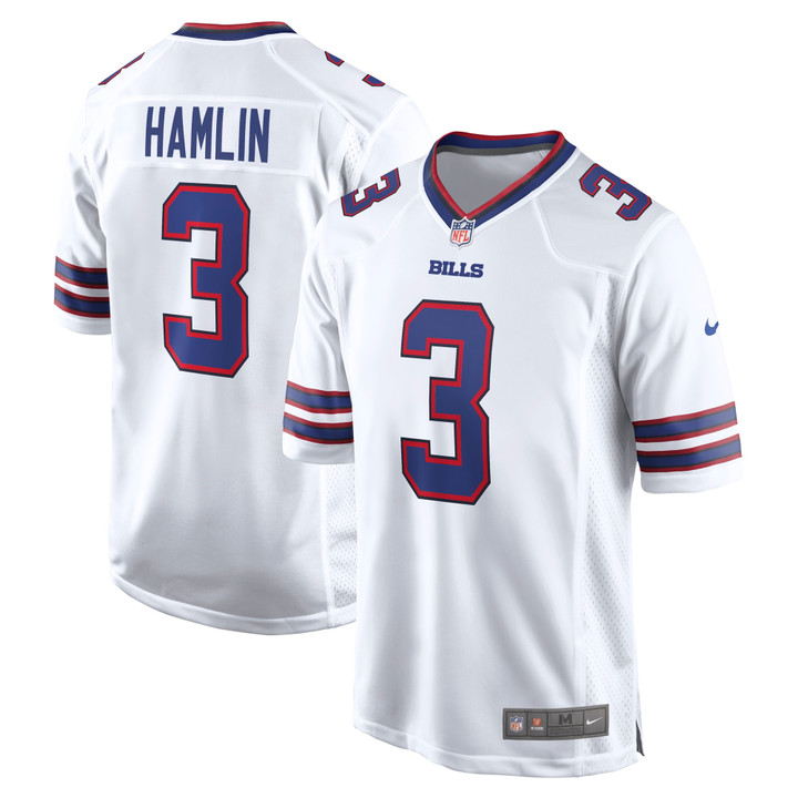 Damar Hamlin Buffalo Bills  Game Jersey - White