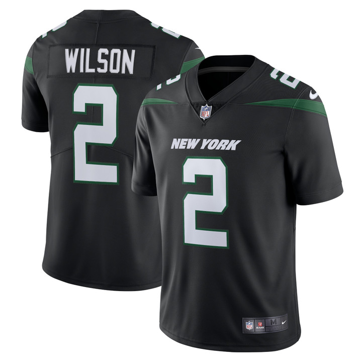 Zach Wilson New York Jets Vapor Limited Jersey - Stealth Black