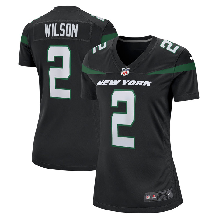 Zach Wilson New York Jets Women's Game Jersey - Stealth Black