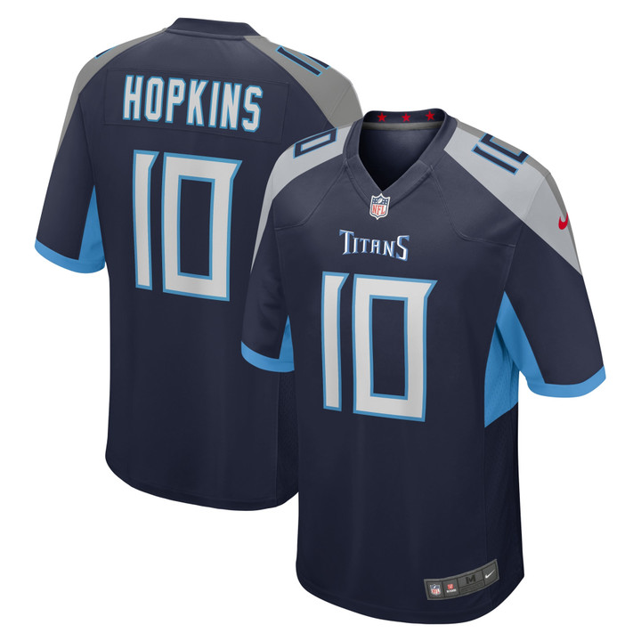 Men's DeAndre Hopkins Tennessee Titans Game Jersey - Navy