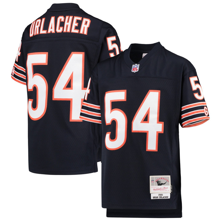 Brian Urlacher Chicago Bears Mitchell &amp; Ness Youth 2001 Legacy Retired Player Jersey - Navy