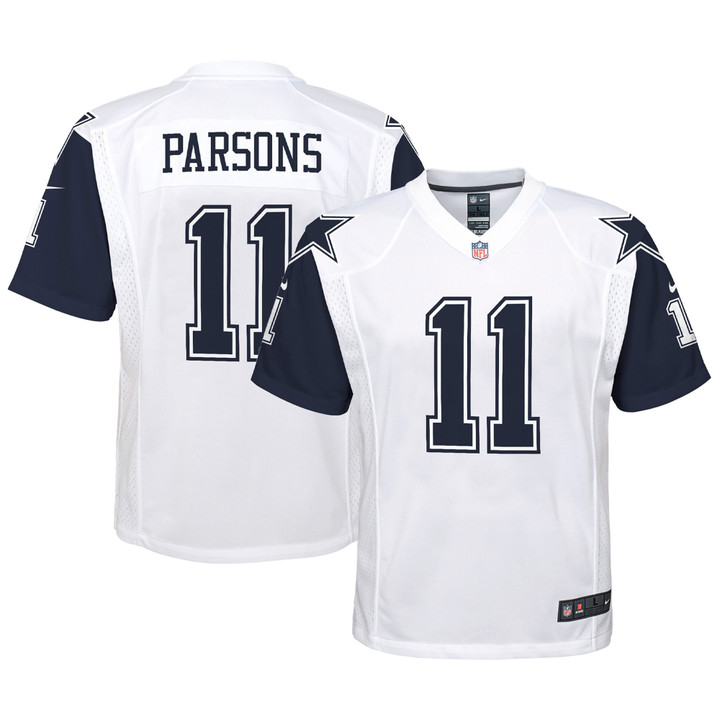 Micah Parsons Dallas Cowboys Youth Alternate Game Jersey - White