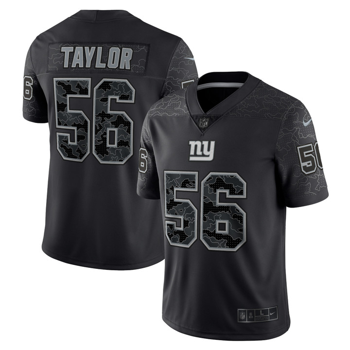 Men's Lawrence Taylor New York Giants Retired Player RFLCTV Limited Jersey - Black