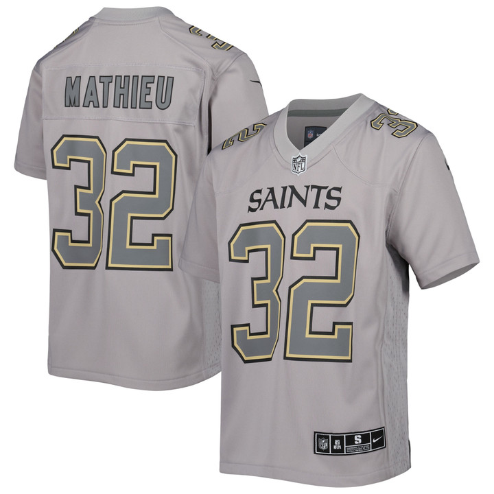 Tyrann Mathieu New Orleans Saints Youth Atmosphere Game Jersey - Gray