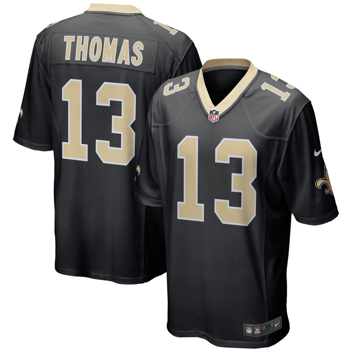 Men's Michael Thomas New Orleans Saints Team Color Game Jersey - Black